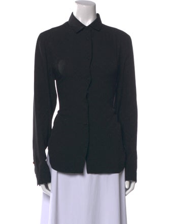 Gucci 2020 Silk Button-Up Top