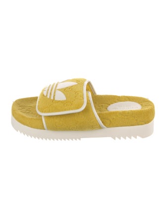 Gucci GG Logo Terry Cloth Slides