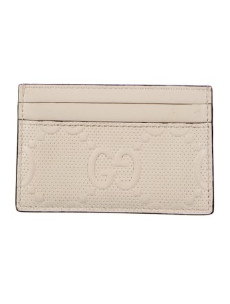 Gucci GG Embossed Leather Card Holder