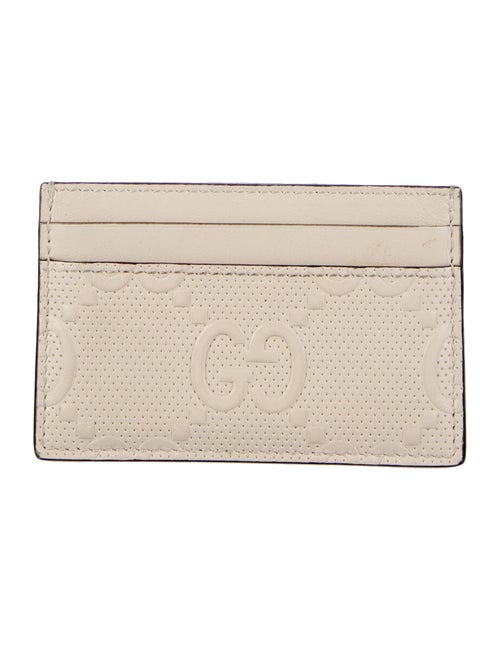 Gucci GG Embossed Leather Card Holder