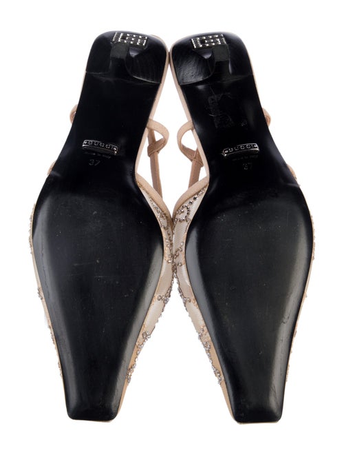 Gucci GG Logo Mesh Mules