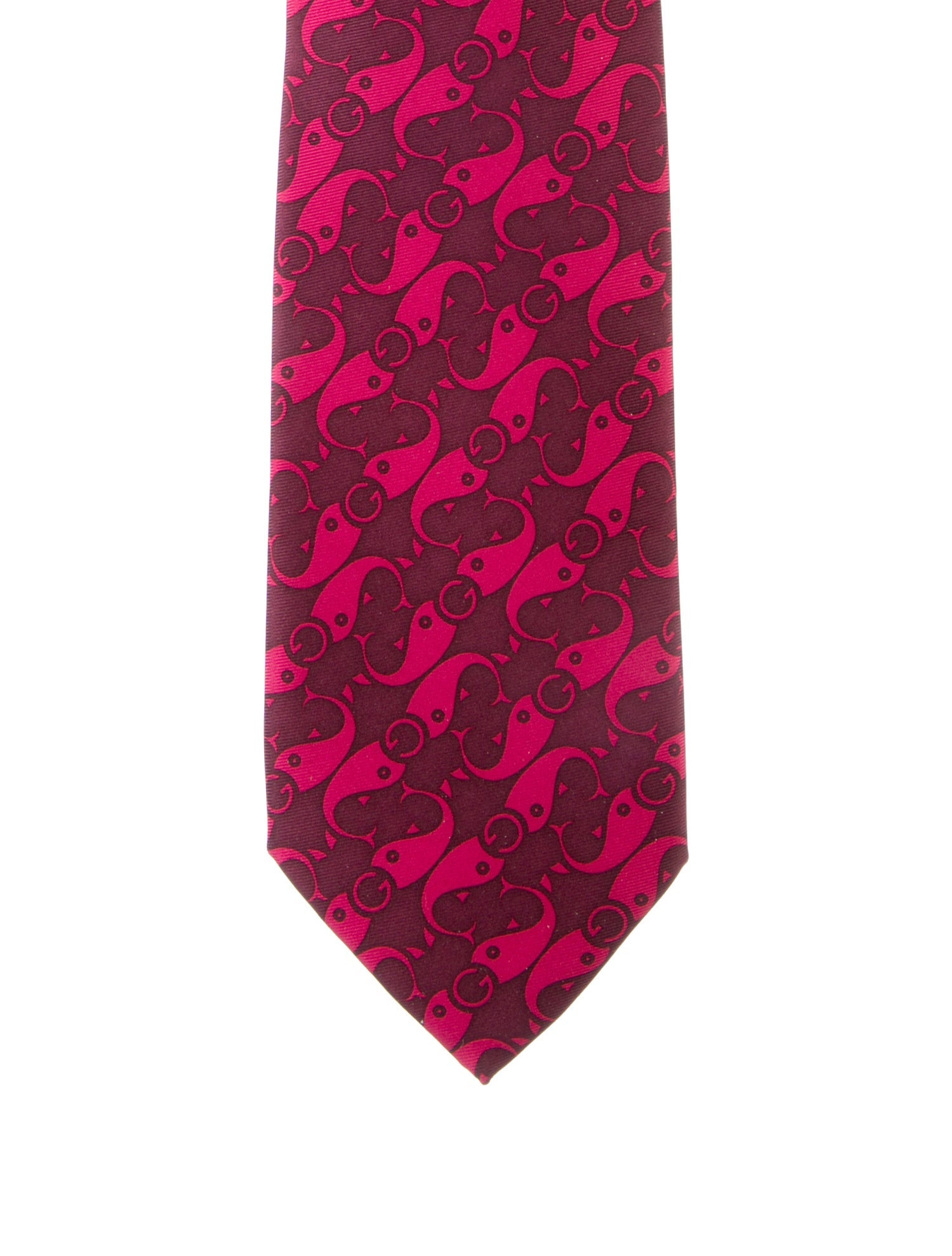 Gucci Vintage Silk Pattern Tie w/ Tags