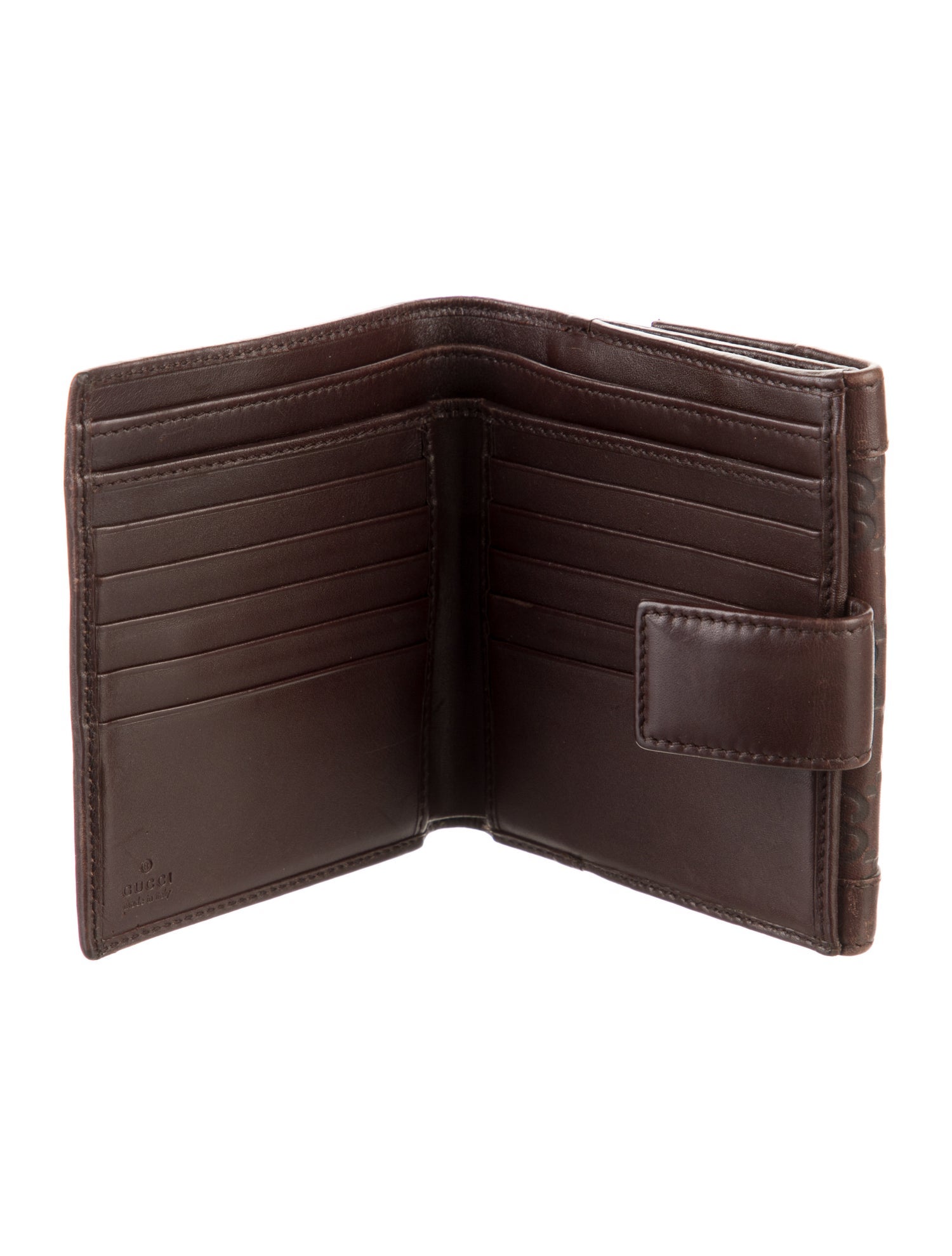 Gucci Guccissima Compact GG Signature French Purse