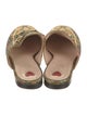 Gucci Horsebit Accent Printed Mules