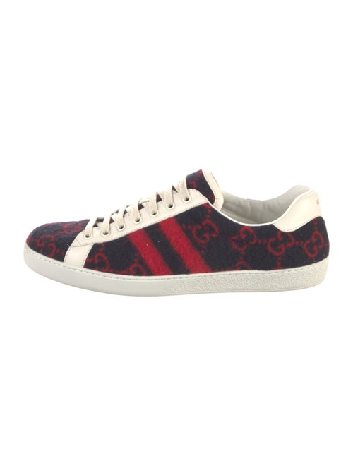 Gucci Wool Printed Sneakers