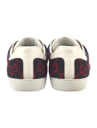 Gucci Wool Printed Sneakers