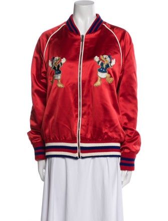 Gucci 2016 Silk Bomber Jacket
