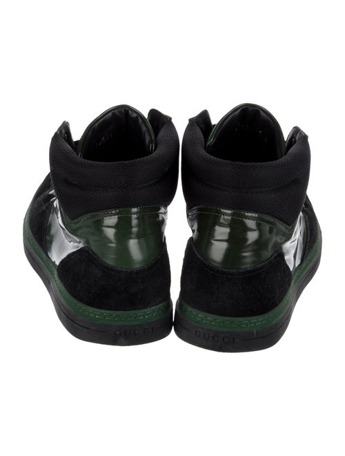 Gucci Interlocking G Logo Patent Leather Sneakers