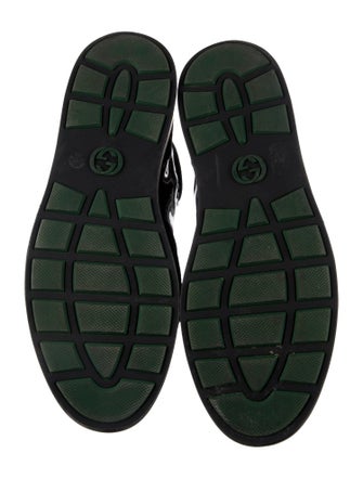 Gucci Interlocking G Logo Patent Leather Sneakers