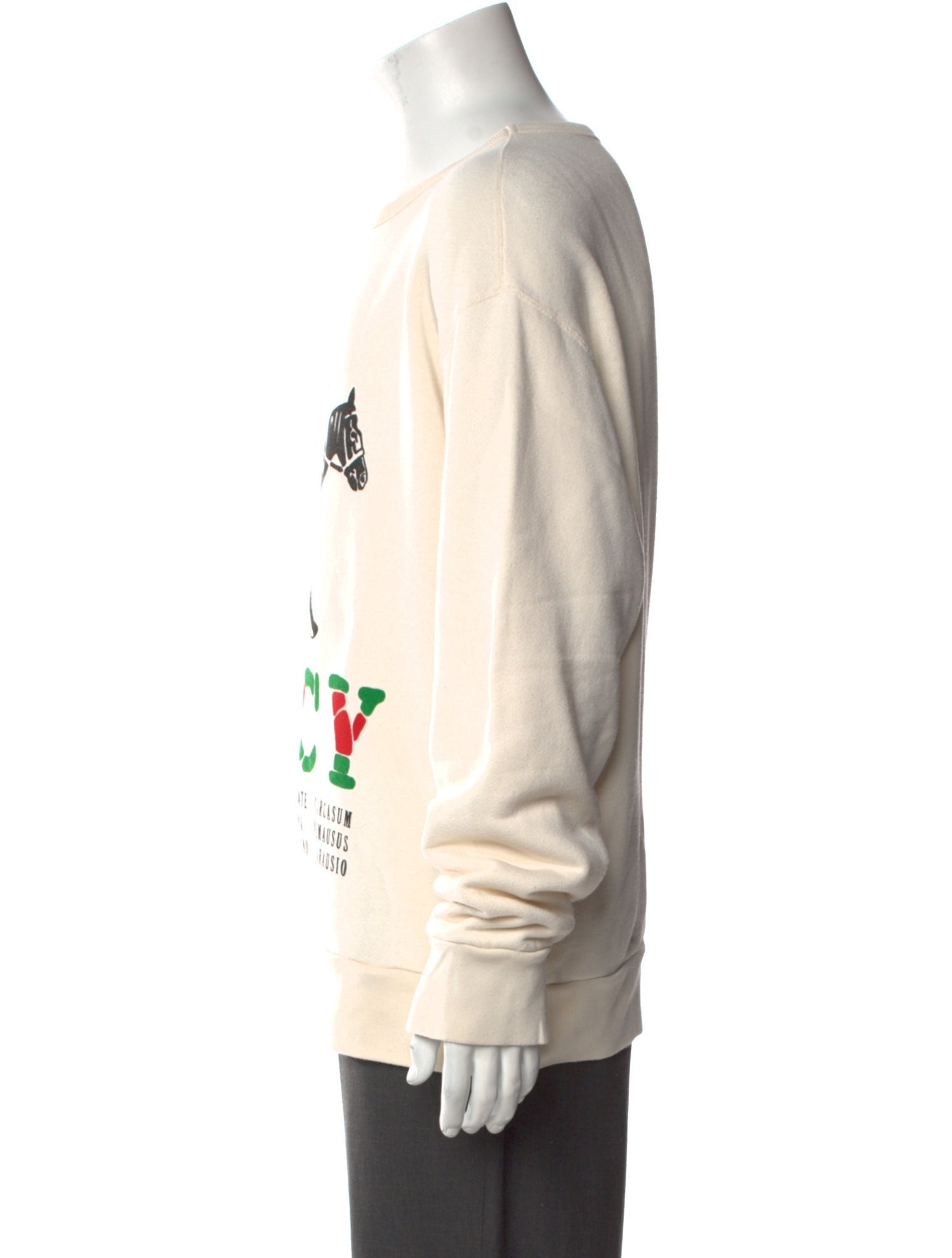 Gucci Graphic Print Crew Neck Sweatshirt