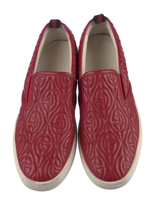 Gucci Leather Printed Sneakers