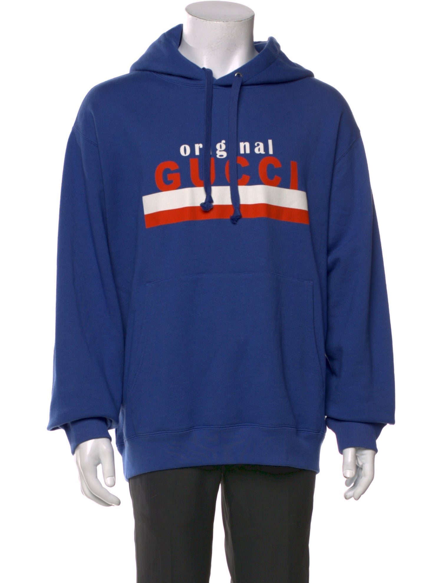 Gucci Web Accent Graphic Print Hoodie w/ Tags