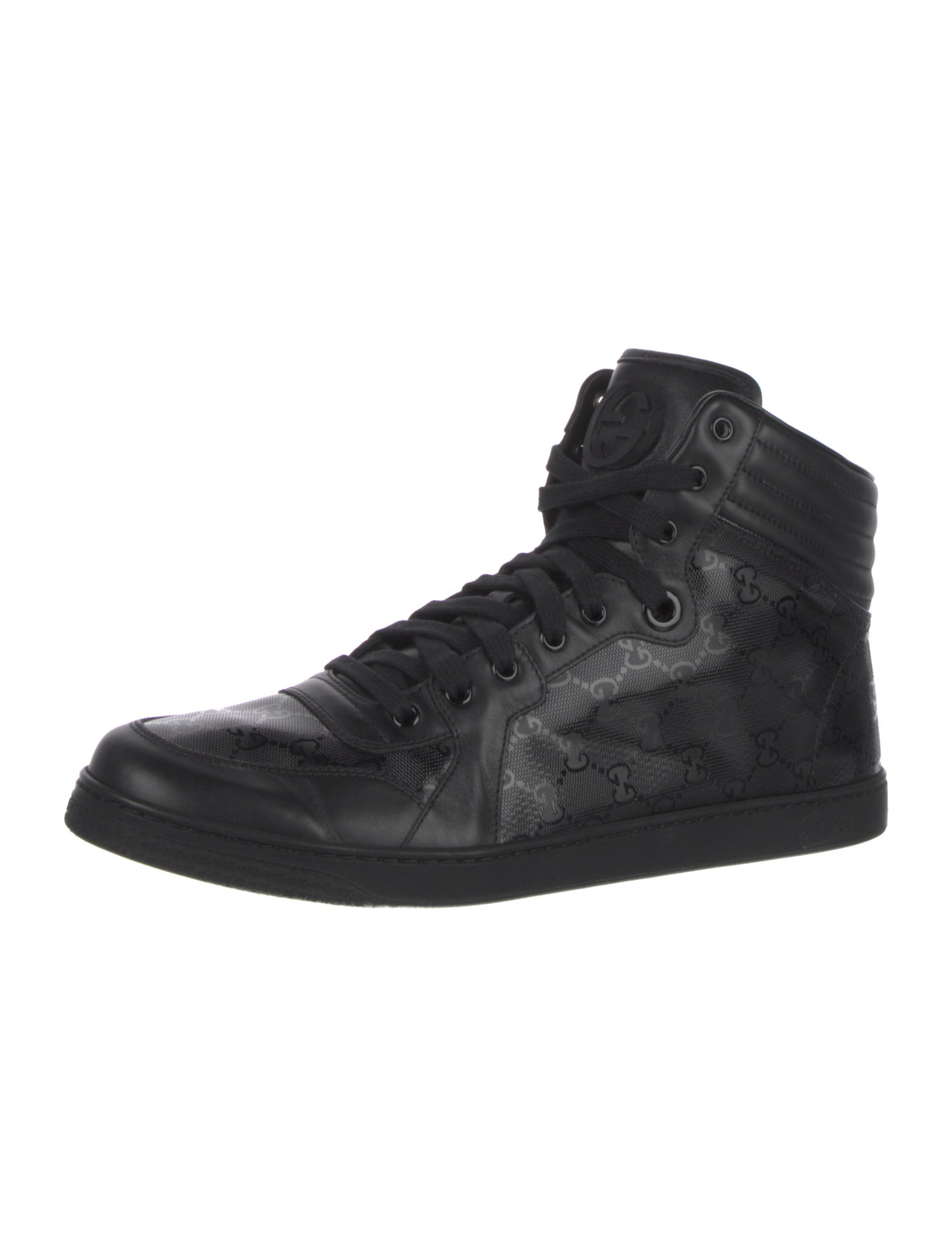 Gucci GG Imprimé Leather Sneakers