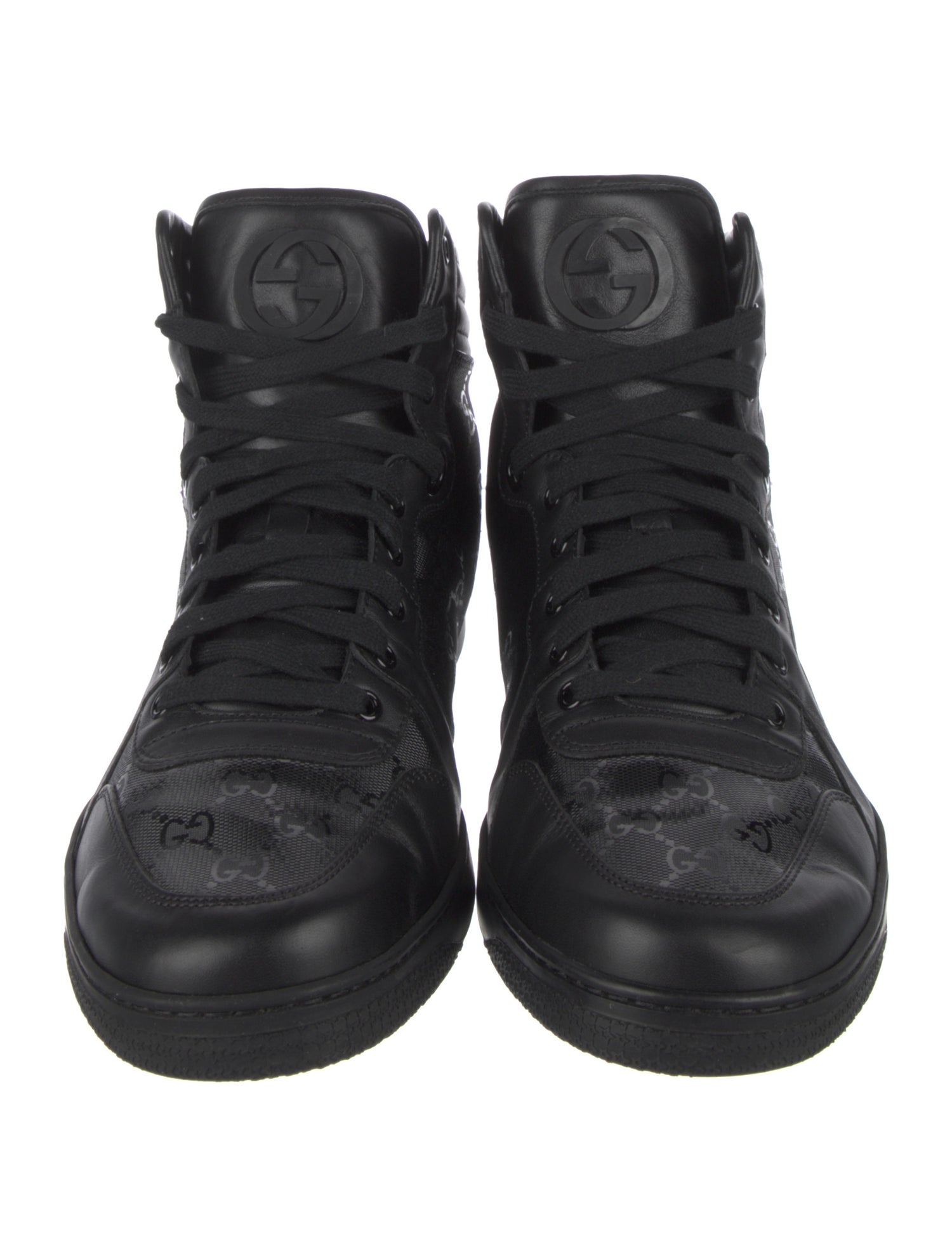 Gucci GG Imprimé Leather Sneakers