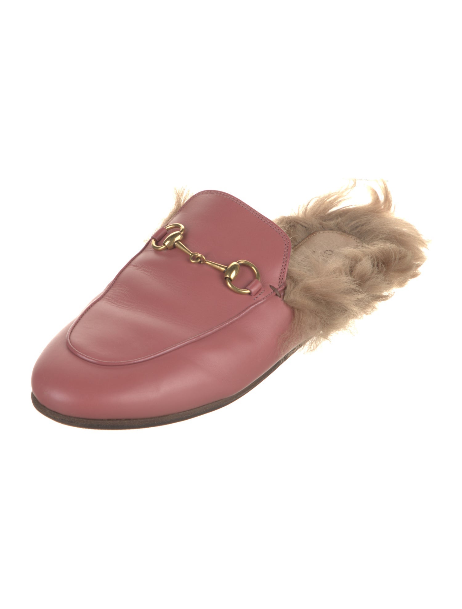 Gucci Horsebit Accent Leather Mules