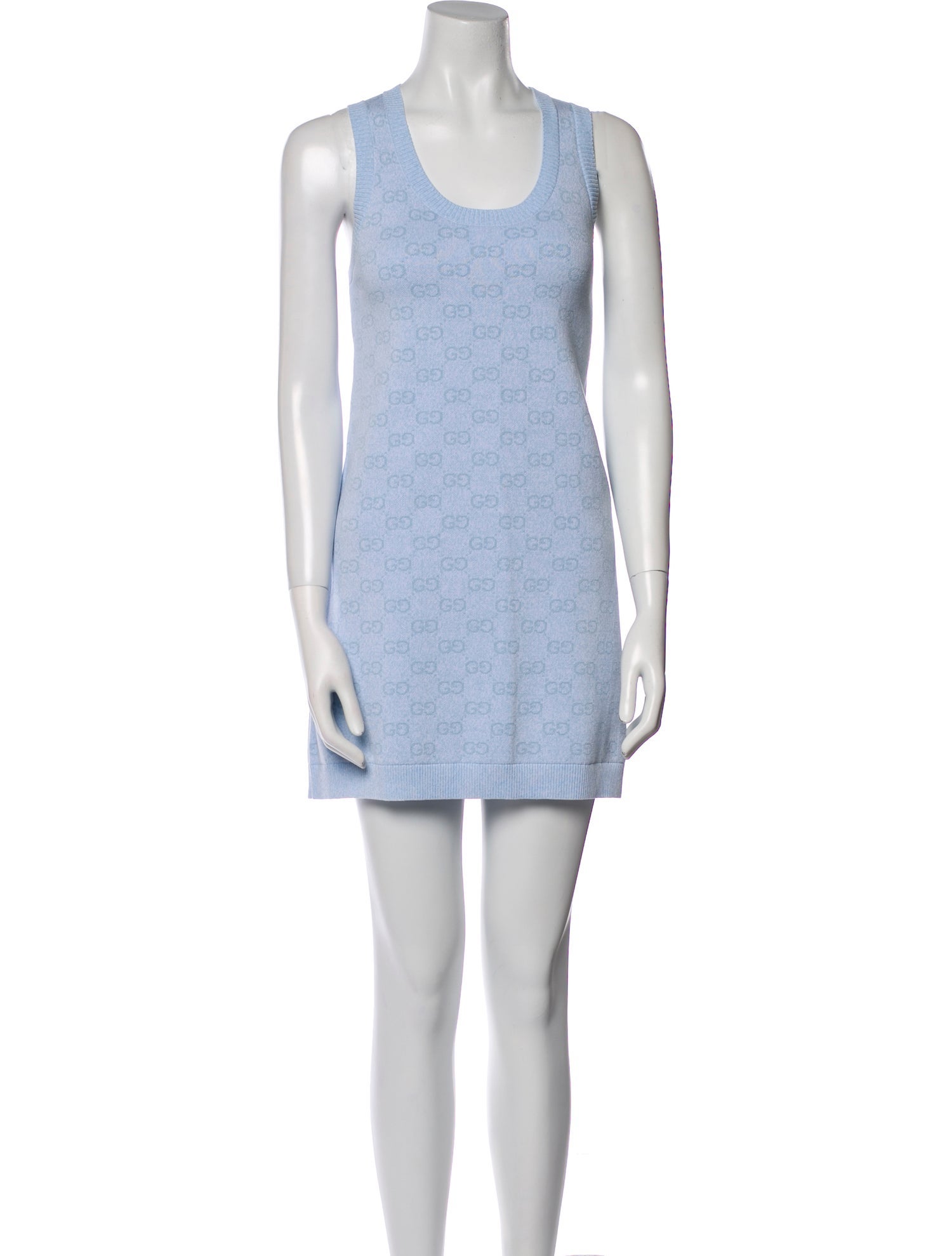 Gucci Scoop Neck Mini Dress