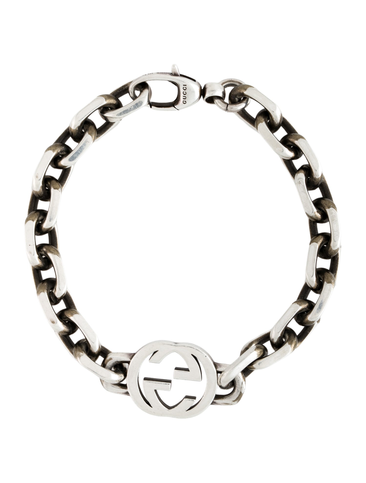 Gucci Interlocking Station Bracelet