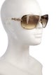 Gucci Interlocking G Logo Shield Sunglasses