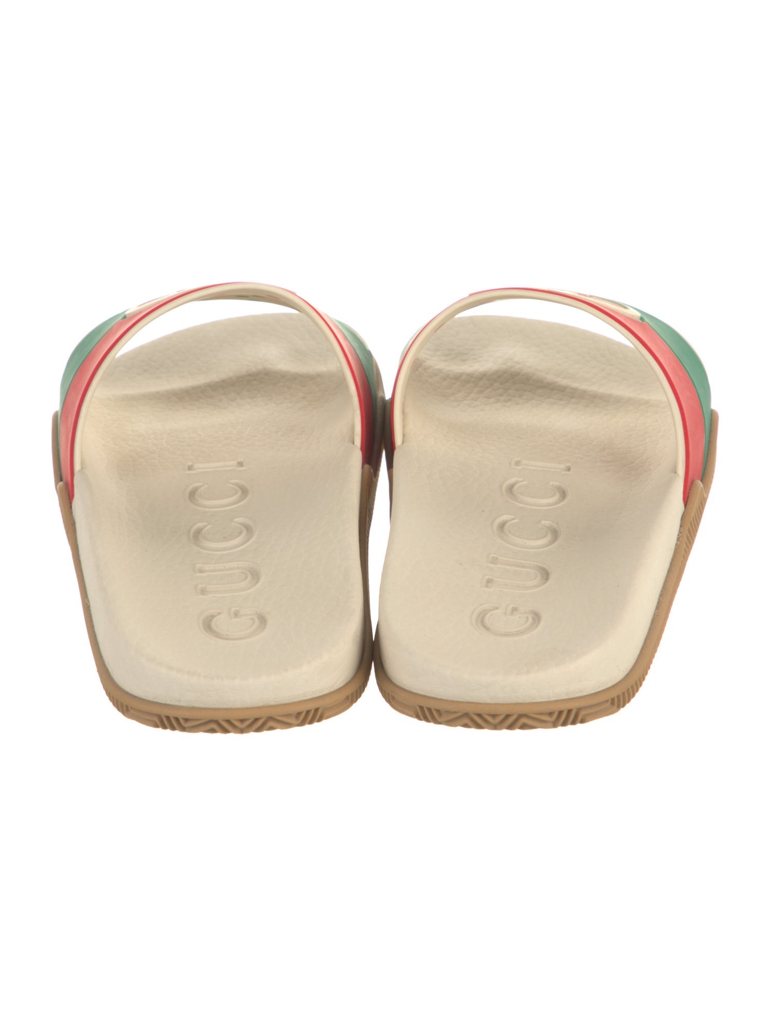 Gucci Web Accent Rubber Slides