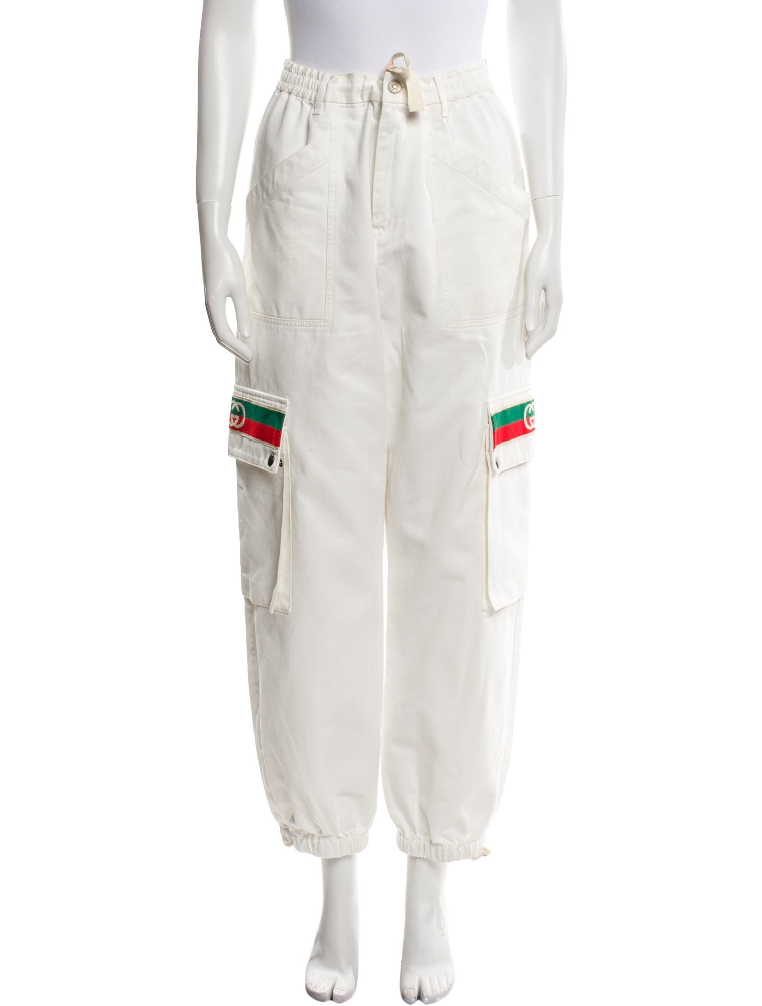 Gucci Graphic Print Straight Leg Pants