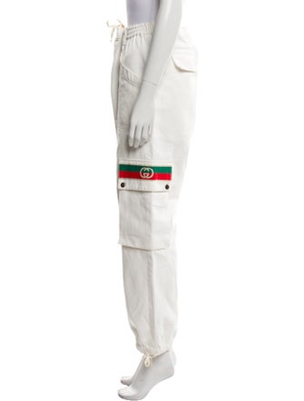 Gucci Graphic Print Straight Leg Pants