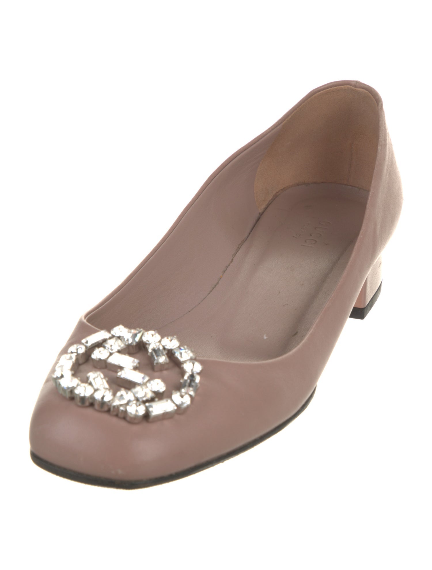 Gucci Interlocking G Logo Leather Pumps