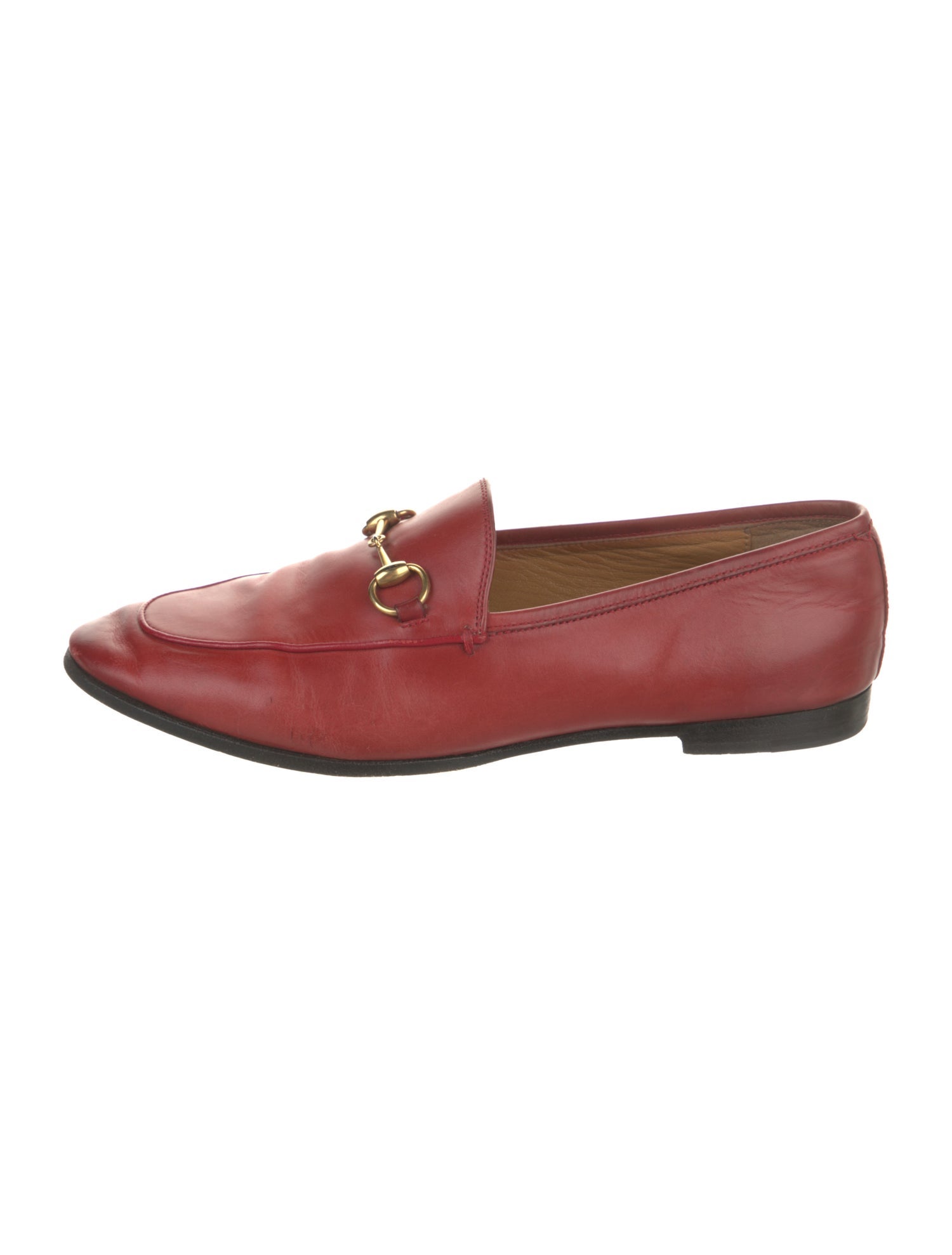 Gucci Horsebit Accent Leather Loafers