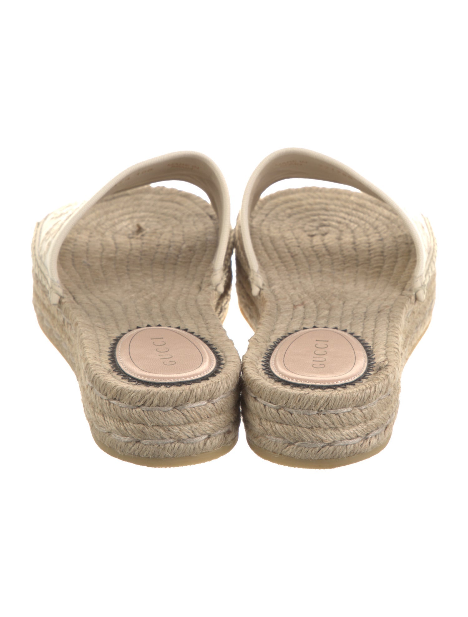 Gucci Interlocking G Logo Canvas Espadrilles