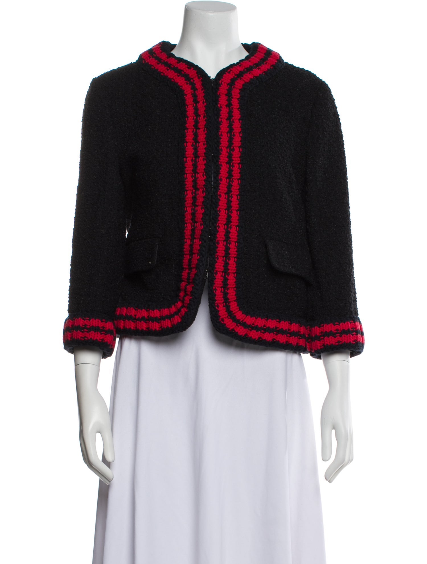 Gucci Tweed Pattern Evening Jacket