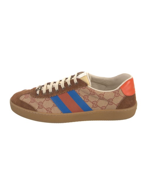 Gucci Web Accent Canvas Sneakers