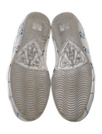 Gucci GG Logo Patent Leather Sneakers