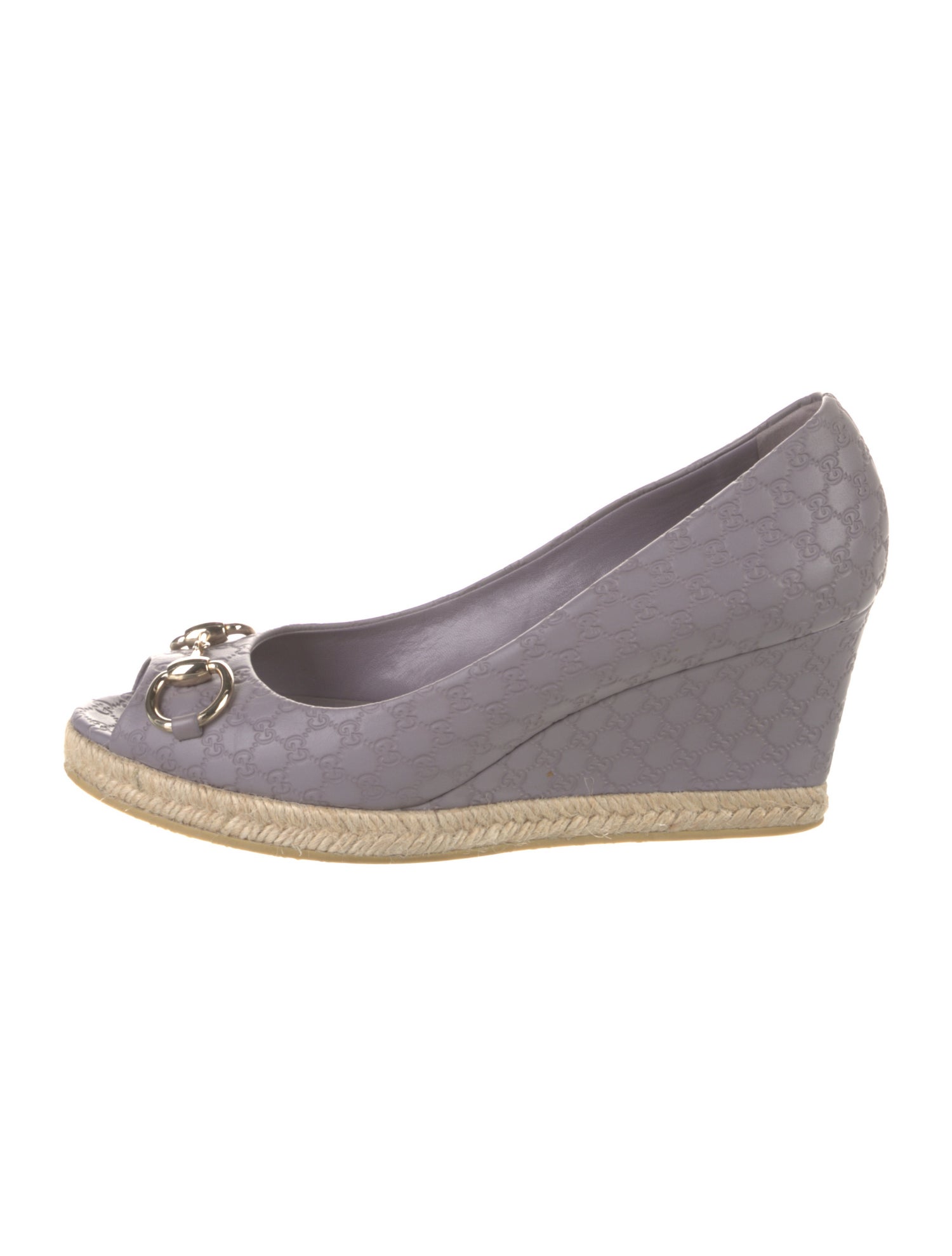 Gucci Horsebit Accent Leather Pumps