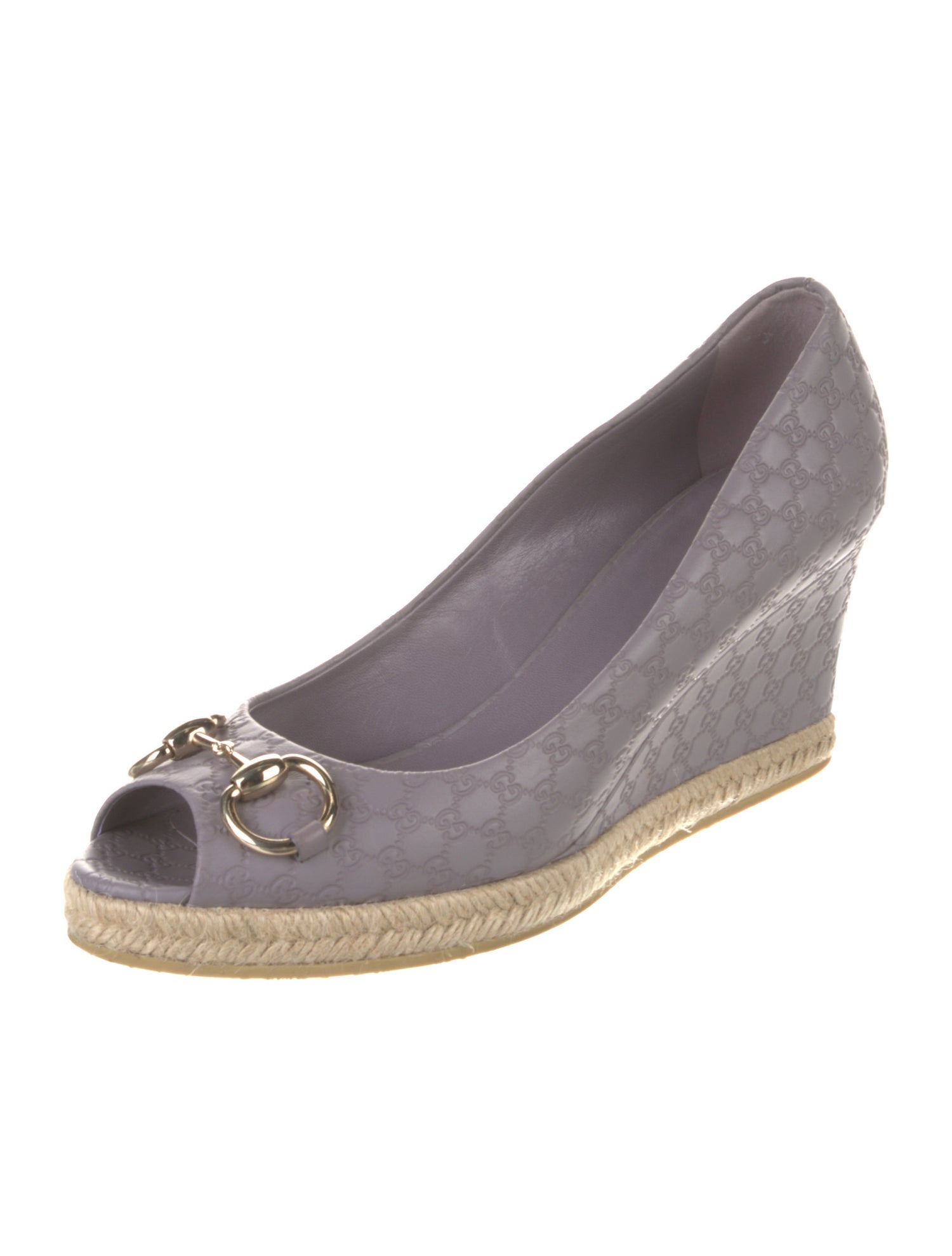 Gucci Horsebit Accent Leather Pumps