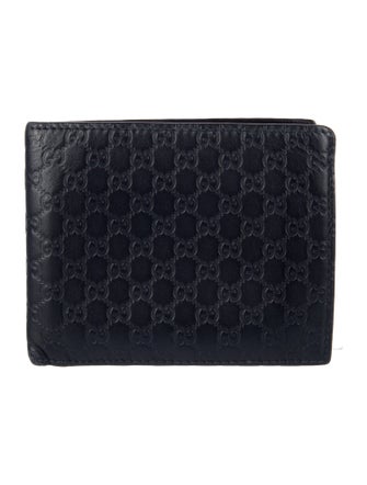 Gucci Bi Fold Microguccissima Pattern Bifold Wallet
