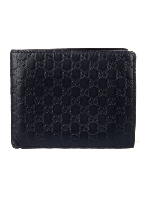 Gucci Bi Fold Microguccissima Pattern Bifold Wallet