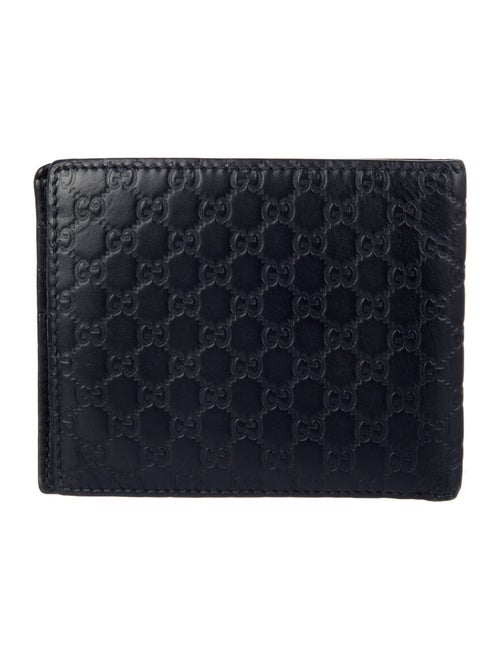 Gucci Bi Fold Microguccissima Pattern Bifold Wallet