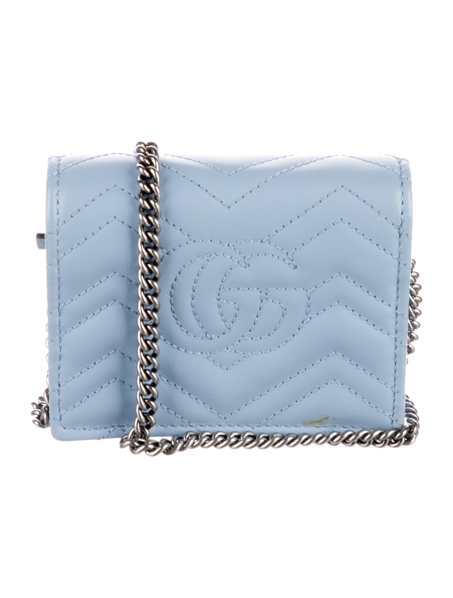 Gucci Marmont Double G Logo Compact Wallet