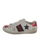 Gucci Web Accent Leather Sneakers