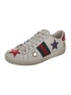 Gucci Web Accent Leather Sneakers