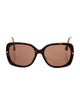 Gucci Interlocking G Logo Oversize Sunglasses