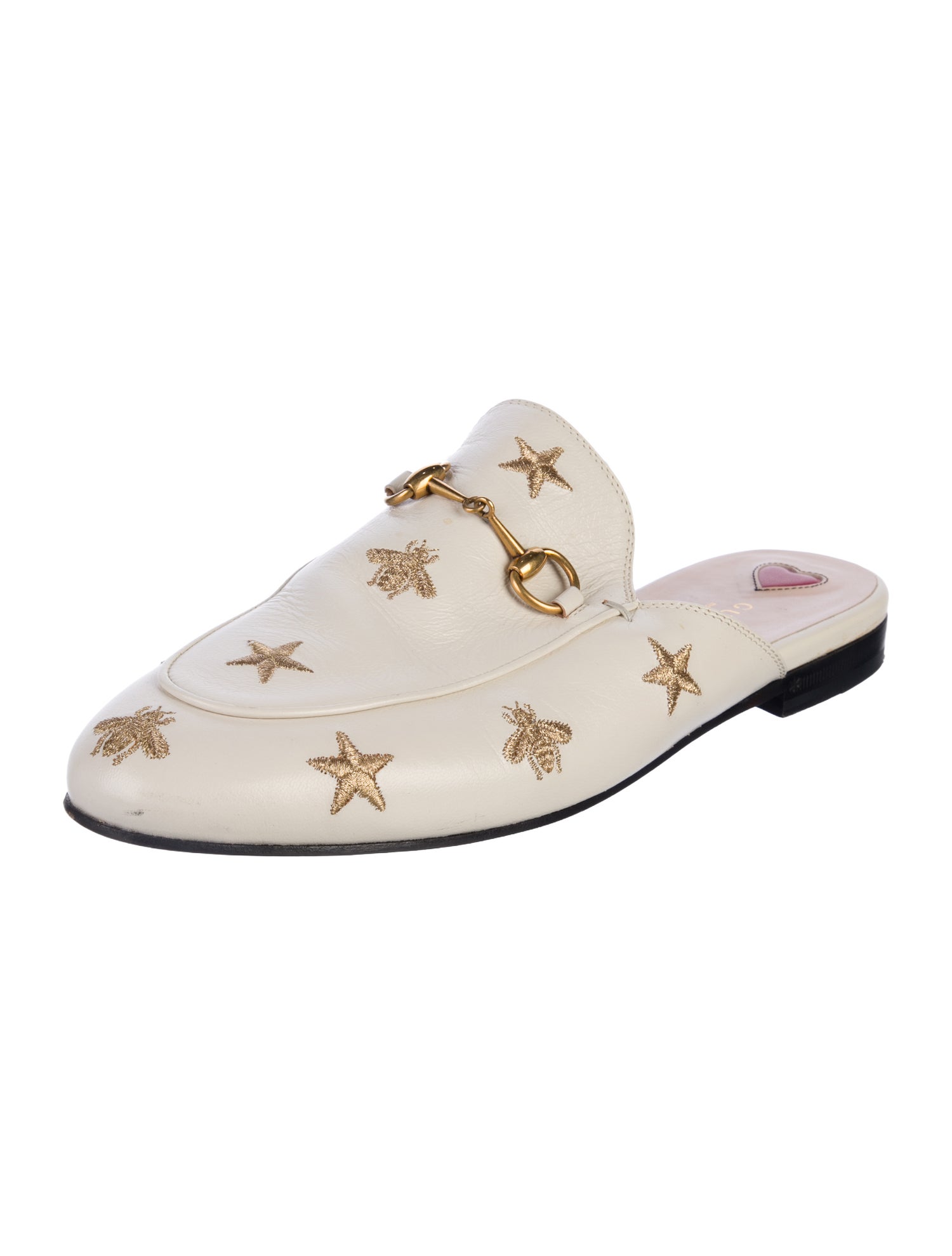 Gucci Horsebit Accent Leather Mules