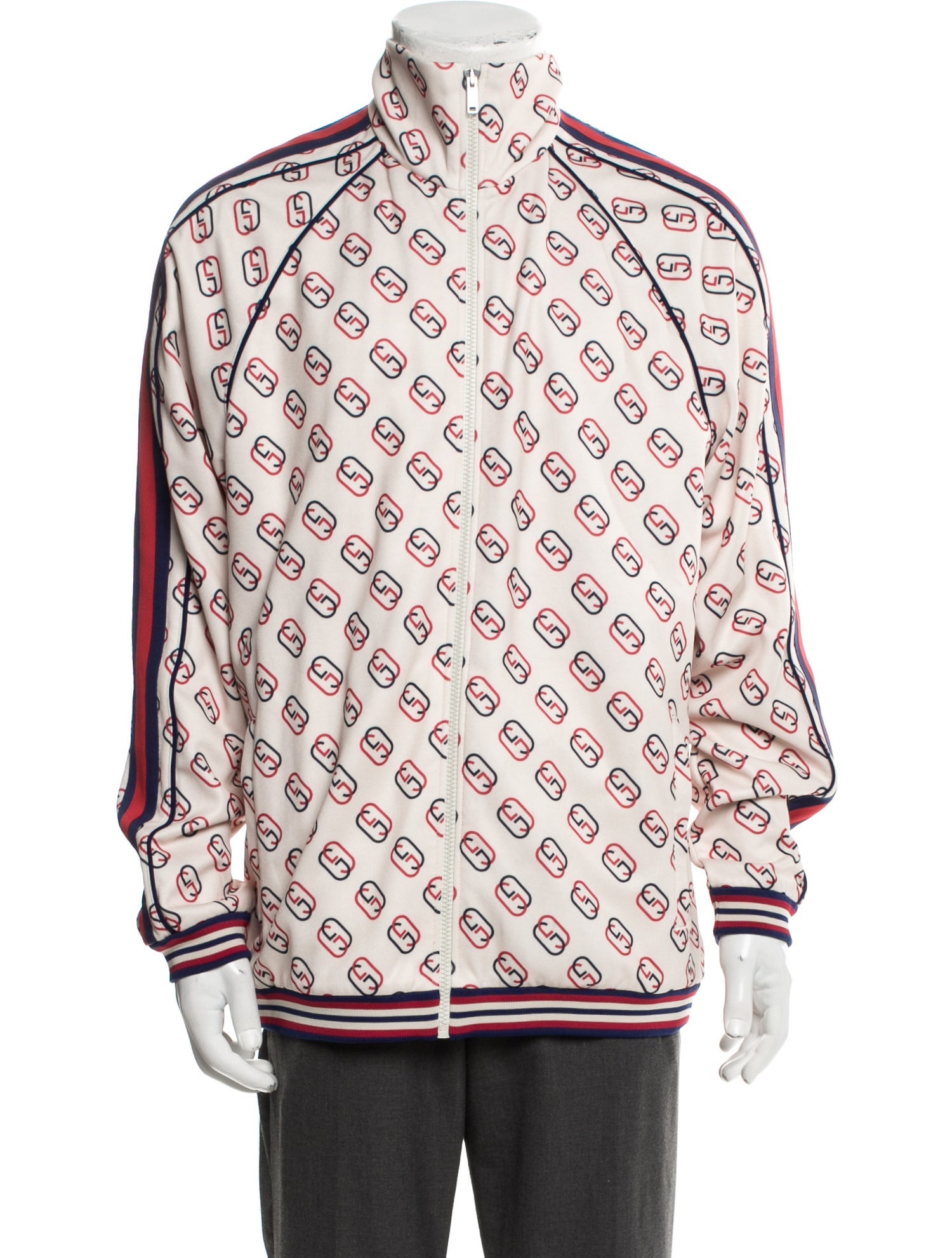 Gucci 2021 Gucci Interlocking G Logo Windbreaker Windbreaker