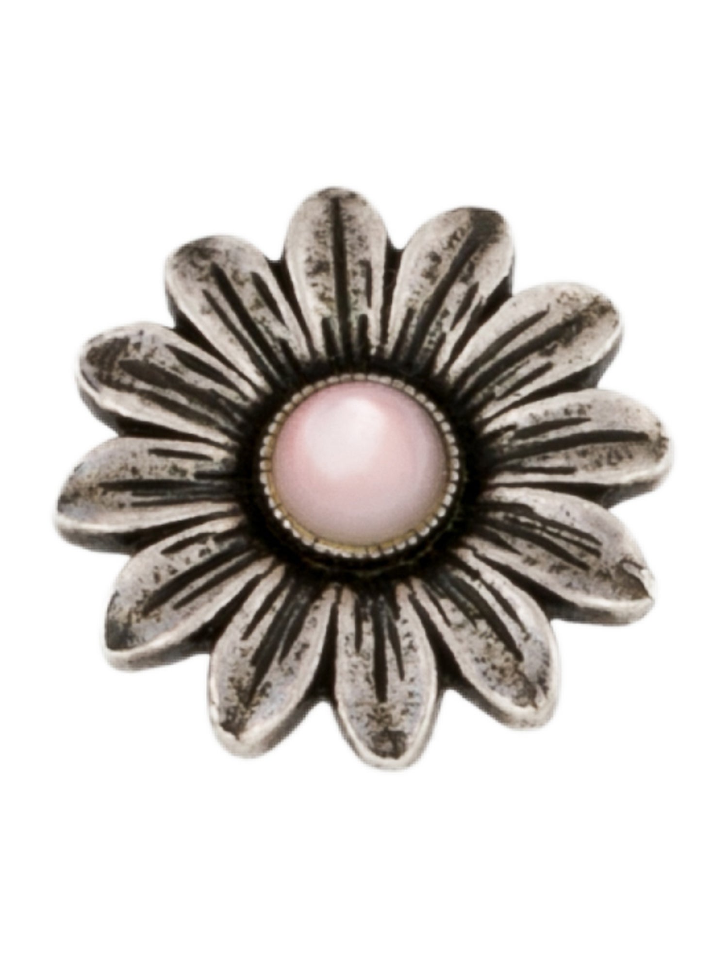 Gucci Mother of Pearl Flower Marmont Single Stud Earrings