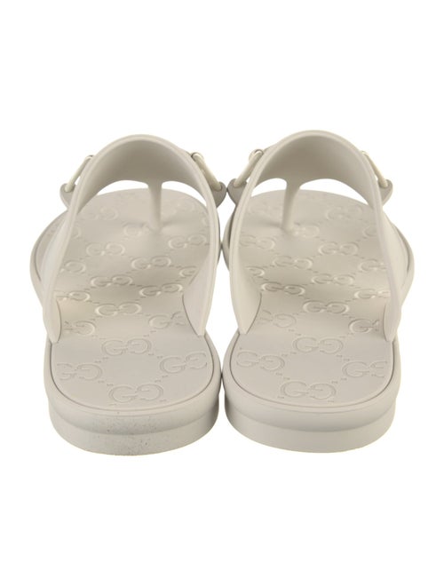 Gucci Horsebit Accent Rubber Slides