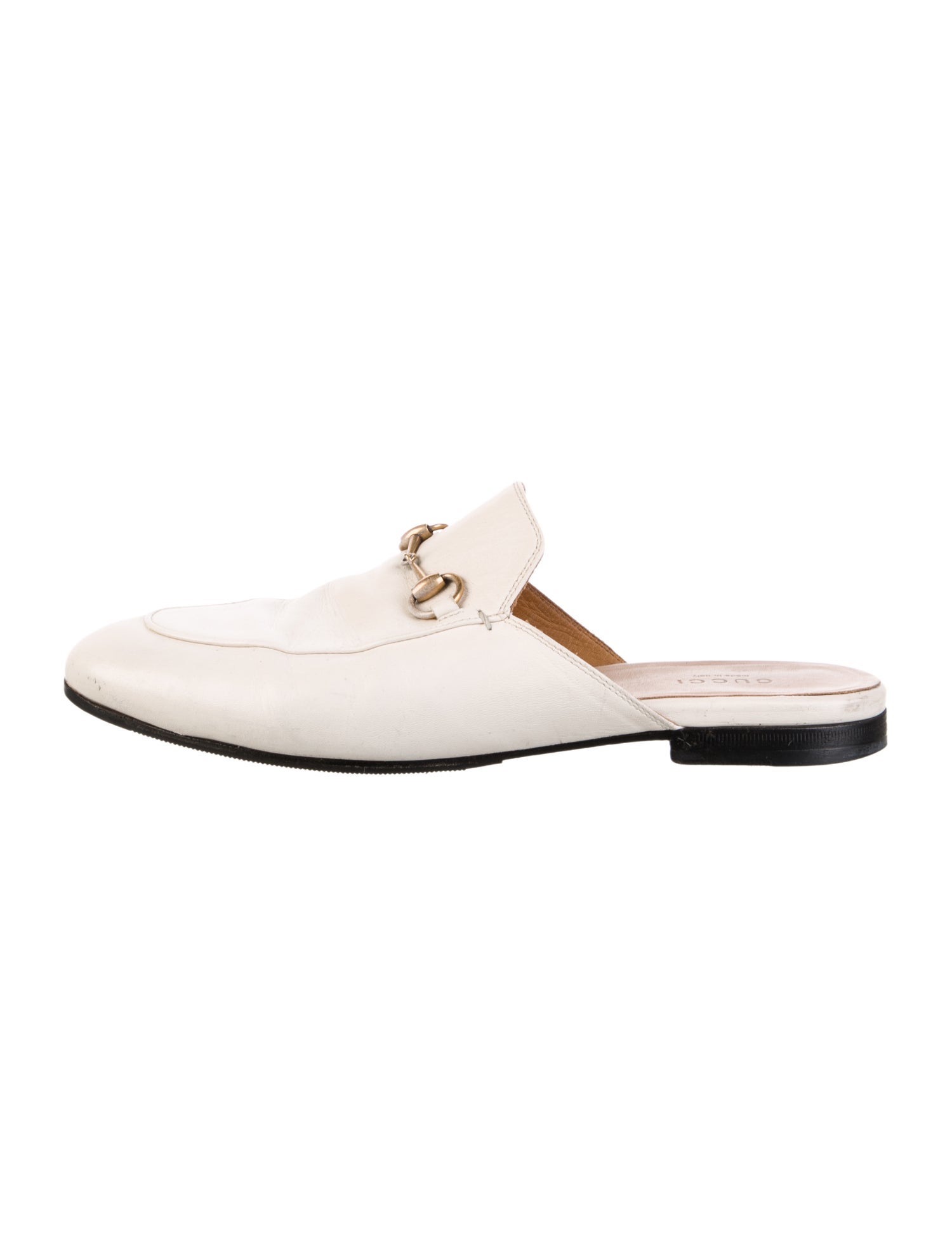 Gucci Horsebit Accent Leather Mules