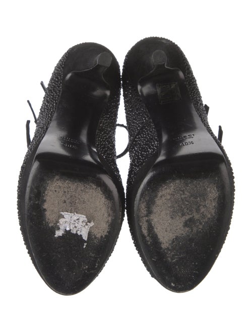 Gucci Colorblock Pattern Crystal Embellishments Pumps