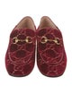 Gucci 1955 Horsebit Accent Velvet Oxfords