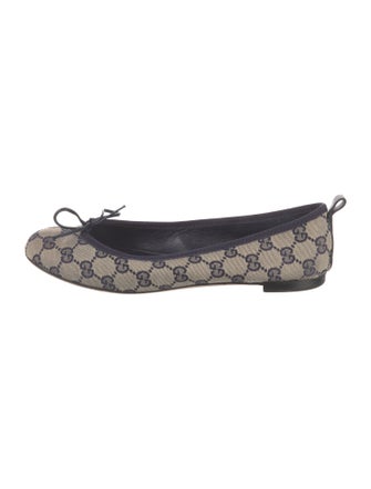 Gucci GG Canvas Canvas Ballet Flats