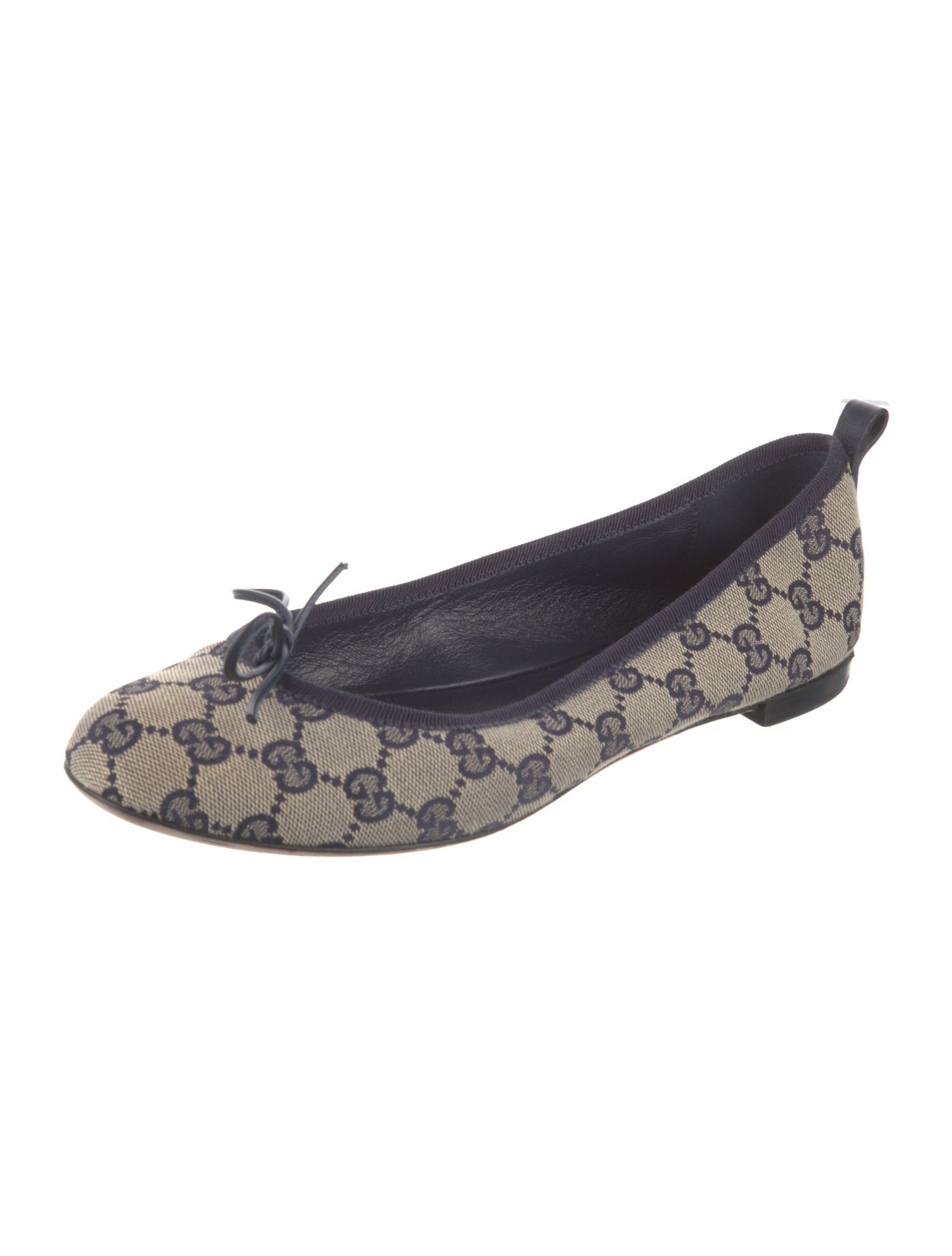 Gucci GG Canvas Canvas Ballet Flats