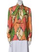Gucci 2020 Silk Button-Up Top